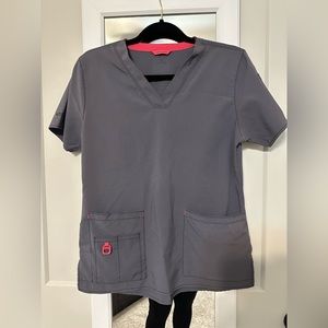 Carhartt Women’s Scrub Top Pewter Grey size Small